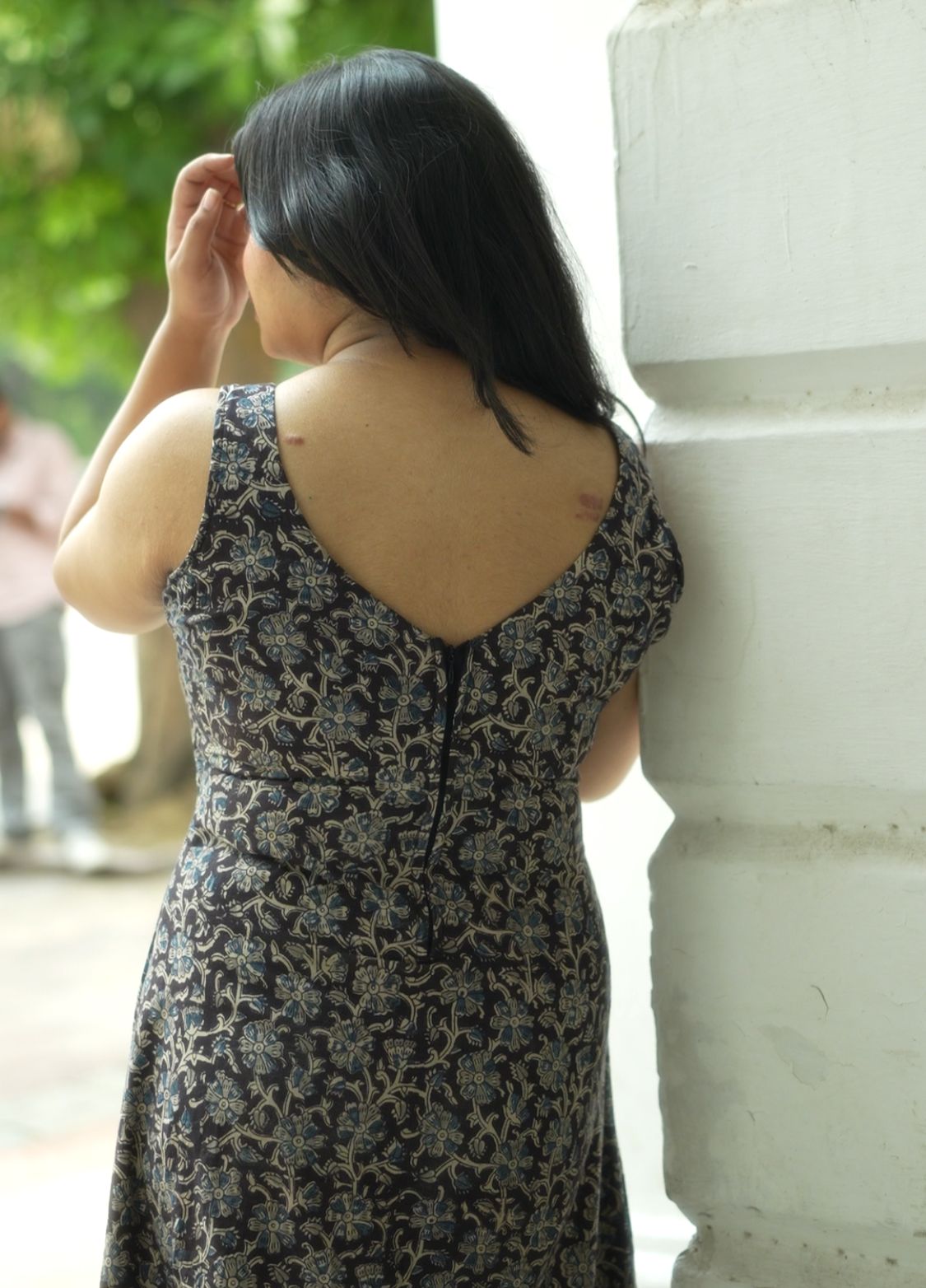 Aabha – Hand block A-Line Cotton Dress