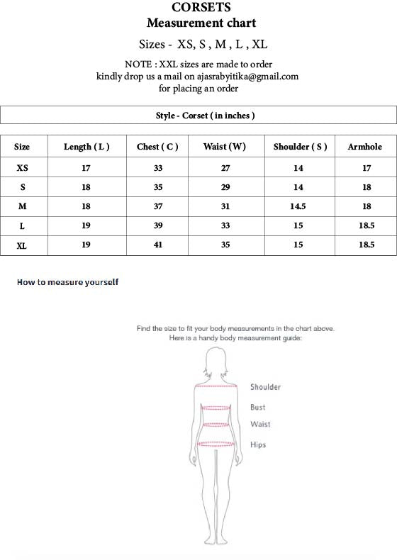 Vanya – Knotted Hand block Corset Top