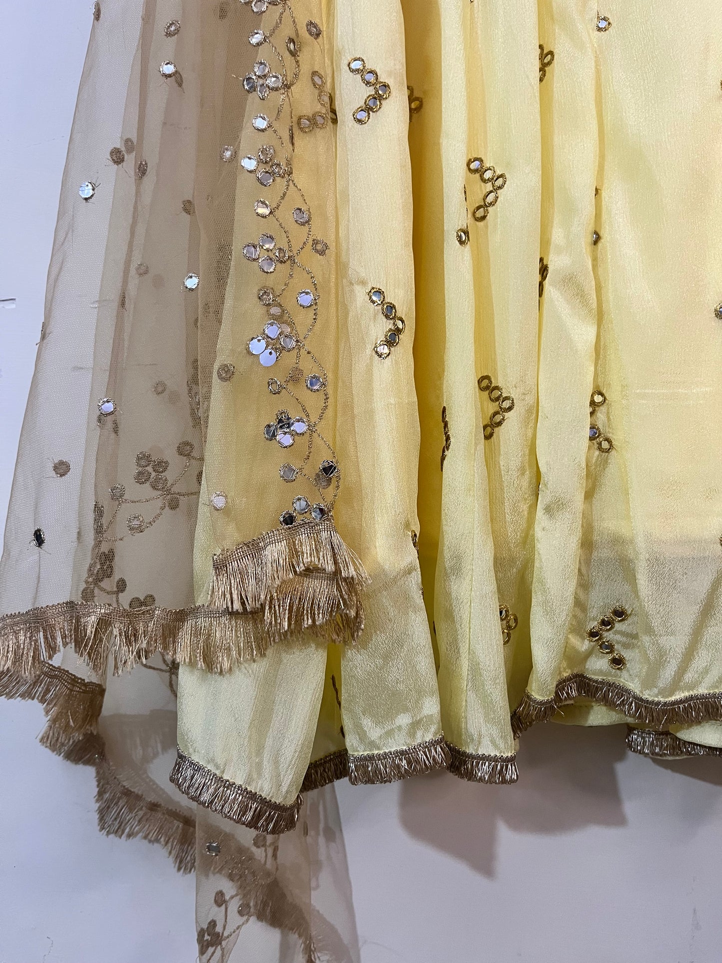 Suhani — Anarkali suit set with sleeves attached