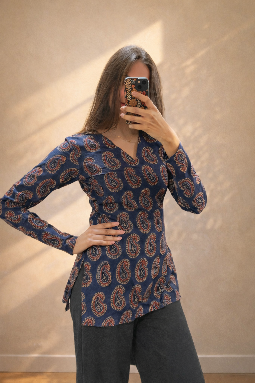 Maya - Cotton short kurti