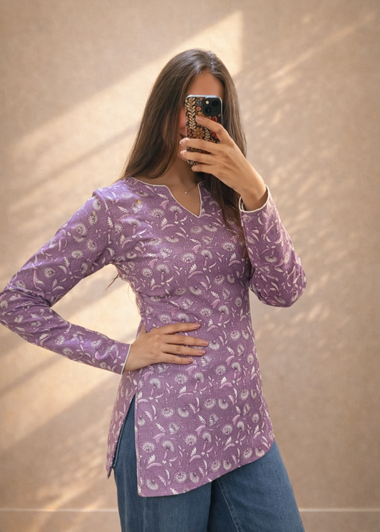 BAHARA - Cotton short kurti