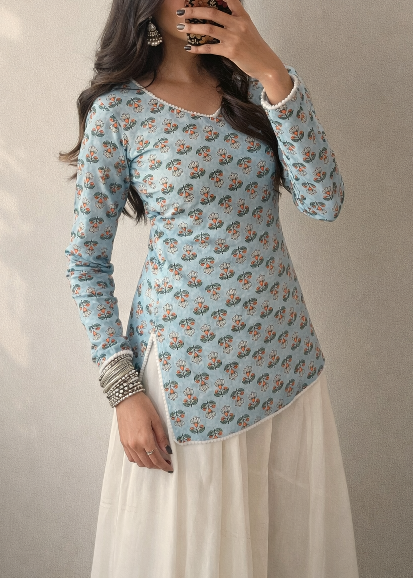AASMAN - SHORT KURTI