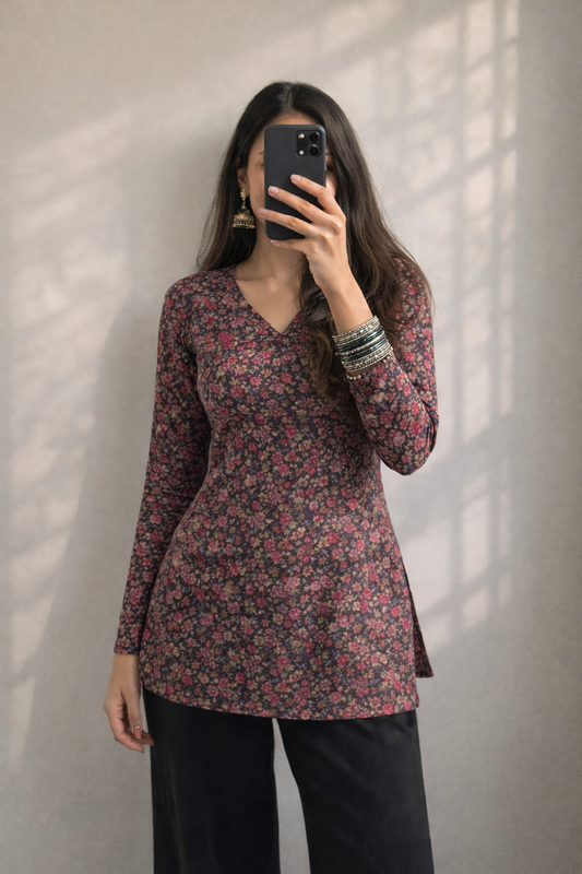 PARI - WINTER SHORT KURTI