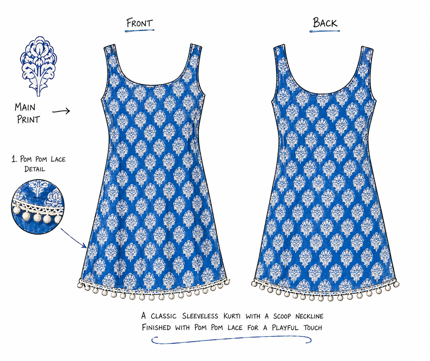 SABA KURTA SET